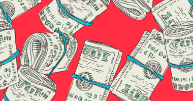 rolls of cash
